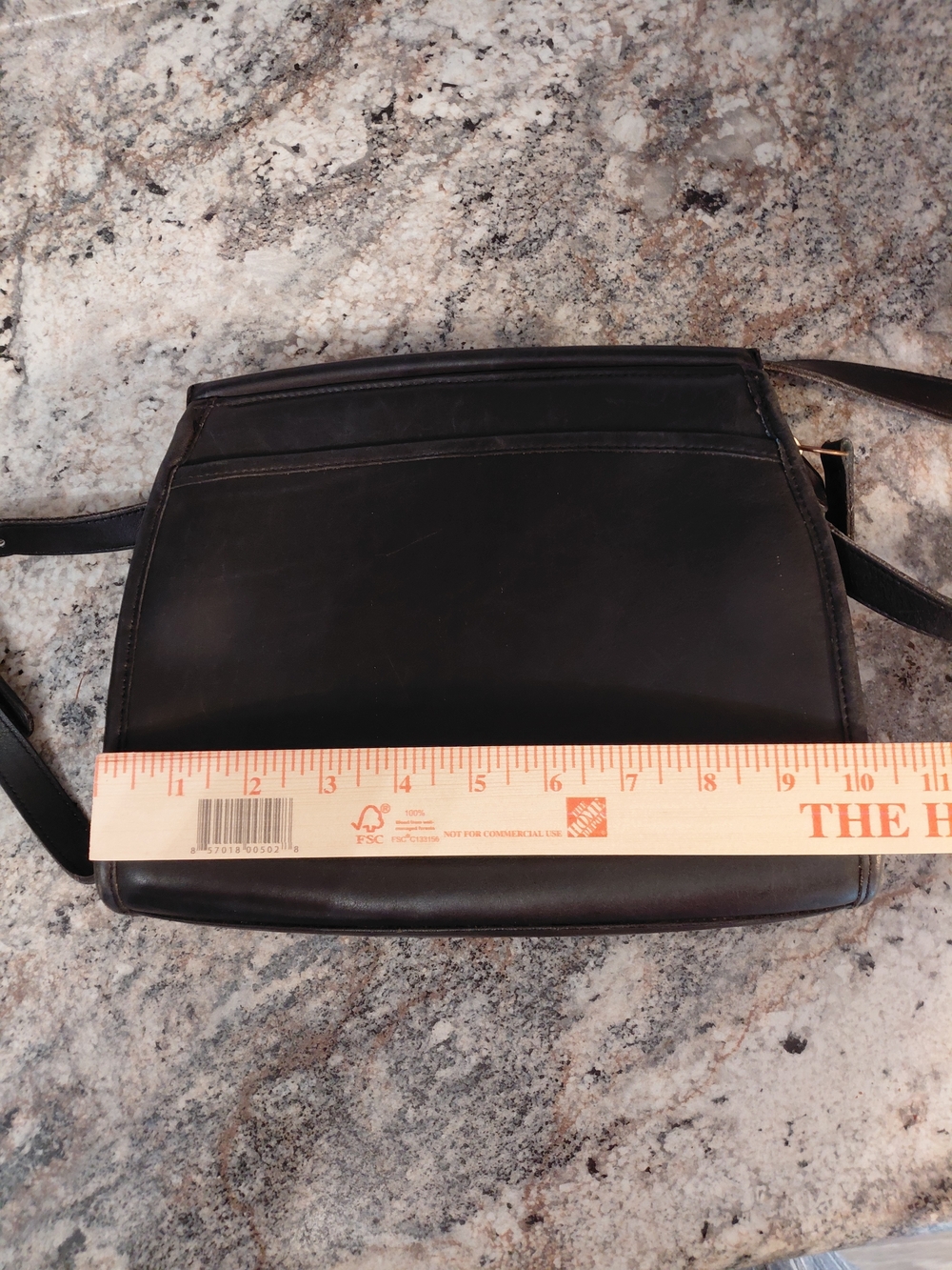 Vintage Coach Carlyle Black Leather  Shoulder Bag Purse - Picture 6 of 15